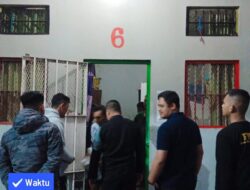 Cegah Gangguan Kamtib, Rutan Humbahas Razia Blok Hunian