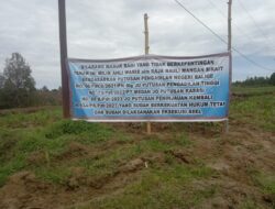 Dugaan Salah Eksekusi Lahan oleh PN Balige, Tiga Desa di Toba Terdampak