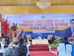 Bupati Tapanuli Utara Hadiri Sosialisasi Sensus Ekonomi 2026 dan Peningkatan Literasi Statistik Masyarakat Bersama Komisi X DPR RI