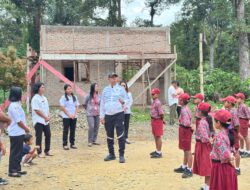 Bupati Taput Tinjau Pembangunan Revitalisasi SDN 177931 Tumus di Kecamatan Parmonangan