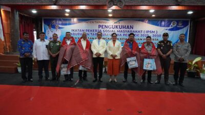 Bupati JTP Kukuhkan IPSM–PSM Taput 2025–2030: Perkuat Pelayanan Sosial Hingga ke Desa