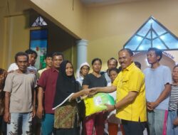 Dr. Maruli Siahaan Berikan Bantuan bagi Korban Banjir di Kelurahan Terjun Medan Marelan