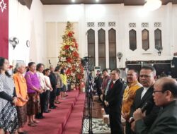 Dr. Maruli Siahaan Hadiri Pegelaran Koor Natal GKPI Kota Medan, Pesankan:  Keharmonisan Ditengah Bangsa.