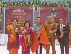 Perayaan Natal HKBP Distrik XXIX Deli Serdang Berlangsung Khidmat, Maruli Siahaan Sampaikan Ucapan Damai Natal