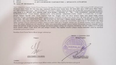 Motor Guru Raib Dicuri di SMP Budi Murni 3 Medan, Honda Vario Hitam BK 5546 AMY Hilang Saat Jam Mengajar,