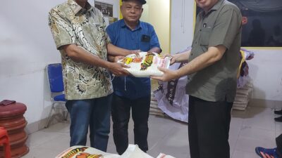 Peduli Korban Banjir, Maruli Siahaan Salurkan Bantuan Beras kepada Jemaat HKI dan HKBP