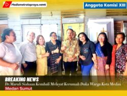 Kunjungan Sosial : Dr. Maruli Siahaan Sebut, Kepedulian Itu Sangat Penting Demi Peri Kemanusiaan