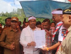 Bupati dan Masyarakat Tapanuli Utara Sambut Penuh Sukacita dan Apresiasi Kunjungan dan Bantuan Kemanusiaan KDM