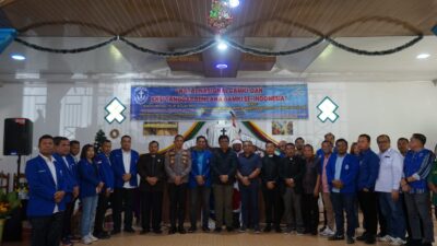 Pemkab Tapanuli Utara Apresiasi GAMKI dalam Natal Nasional dan Aksi Sosial Tanggap Bencana