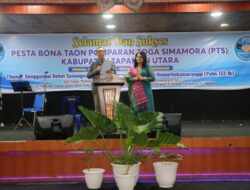 Hadiri Pesta Bona Taon PTS, Bupati Tapanuli Utara Harapkan Sinergitas Seluruh Elemen