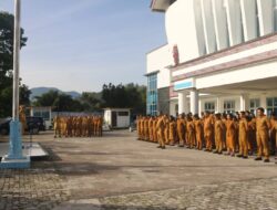 Bupati Taput Pimpin Apel Gabungan, Tekankan Kesiapsiagaan dan Perencanaan Terintegrasi ‎