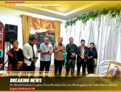 Sambangi Rumah Duka, Atas Meniggalnya St.Sahat Maston Haloho : Dr. Maruli Siahaan Ucapkan Turut Berduka Cita