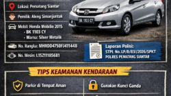 Hilangnya Honda Mobilio di Siang Bolong: Alarm Pencurian Kendaraan di Pematang Siantar