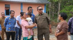 Akselerasi Pemulihan Pascabencana: Bupati Taput Tinjau Huntara Sibalanga dan Siapkan Lahan Huntap di Pagaran Lambung I