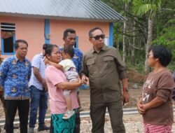 Akselerasi Pemulihan Pascabencana: Bupati Taput Tinjau Huntara Sibalanga dan Siapkan Lahan Huntap di Pagaran Lambung I