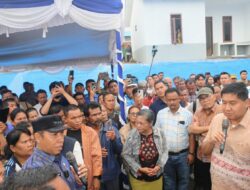 Bupati Tapanuli Utara sambut Kunker  Menteri PKP dan Mendagri Tinjau Progress Pembangunan Huntap