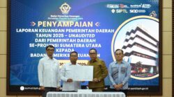 Tepati Tenggat Waktu, Pemkab Tapanuli Utara Serahkan LKPD Unaudited TA 2025 ke BPK RI Perwakilan Sumut