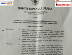 Polemik Hutan Kemenyan Sijaba di Taput, SK Bupati Nomor 46 Tahun 2015 Dipersoalkan