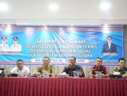 Masuk 42 Daerah Piloting Nasional, Pemkab Taput Gelar ToT Digitalisasi Bantuan Sosial bagi 510 Agen