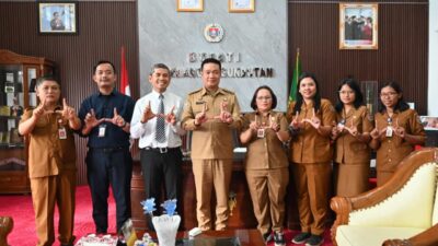 Jalin Kerja Sama, Kepala BPN Humbahas Perkenalkan Diri dan Sampaikan Komitmen Layanan Pertanahan