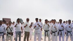 Bupati JTP Hutabarat Resmikan Ujian Kenaikan Sabuk Kyu Wadokai, Diikuti 300 Karateka