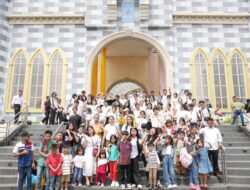 Wisata Rohani Anak Sekolah Minggu GSKI Jemaat Peduli Kasih Tanjung Sari dan GKKI Jemaat Laskar Kristus Perumnas Simalingkar ke Hill Park Sibolangit Berlangsung Penuh Sukacita