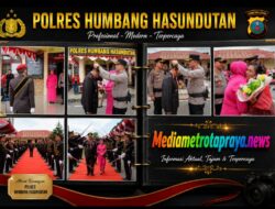 Polres Humbahas Beri Penghormatan Tertinggi untuk Personel yang Resmi Pensiun