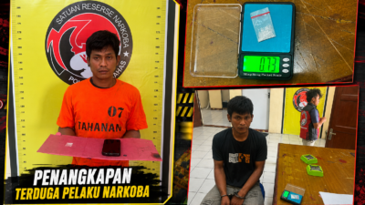 Satres Narkoba Polres Humbahas Tangkap Sopir Angkot yang Kantongi Sabu