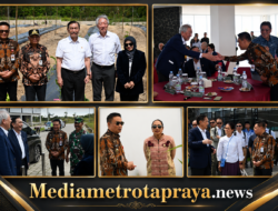 Bupati  humbahas dampingi kunjungan ketua DEN dan chairman temasek holdings ke TSTH2