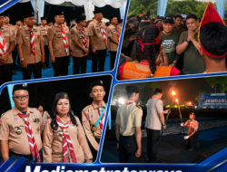 Gubernur sumut dan Bupati humbahas hadiri penyalaan api unggun jamdasu ke-XI, tegaskan semangat persaudaraan dan karakter Pramuka