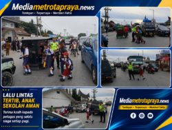 Hari pertama sekolah, satlantas polres humbahas amankan kelancaran arus lalu lintas