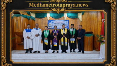 Pemkab humbahas hadiri serah terima praeses HKI daerah IX humbang: estafet pelayanan dan perkuat sinergi gereja dan daerah