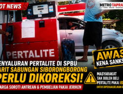 Penyaluran Pertalite di SPBU Parik Sabungan Siborongborong Perlu Dikoreksi, Warga Soroti Antrean dan Pembelian Menggunakan Jeriken