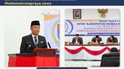 Bupati Humbahas Sampaikan Ranperda P.APBD Humbang Hasundutan Rp. 955 Miliar Lebih