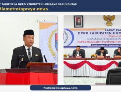Bupati Humbahas Sampaikan Ranperda P.APBD Humbang Hasundutan Rp. 955 Miliar Lebih